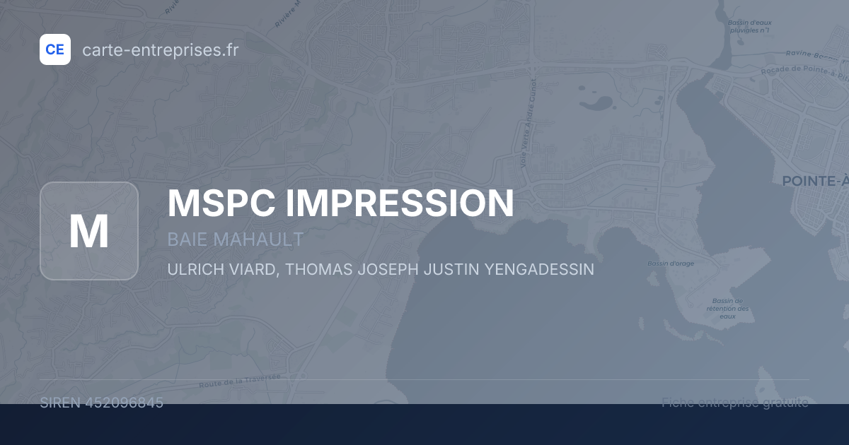 MSPC IMPRESSION — 452096845 — fiche entreprise