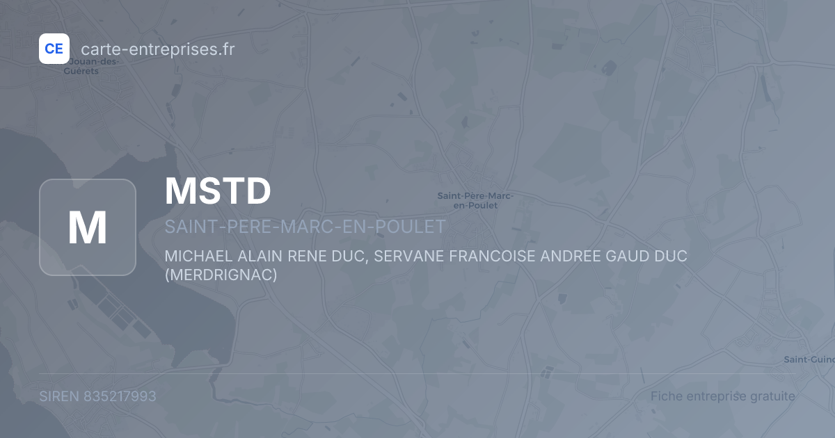 MSTD — 835217993 — fiche entreprise