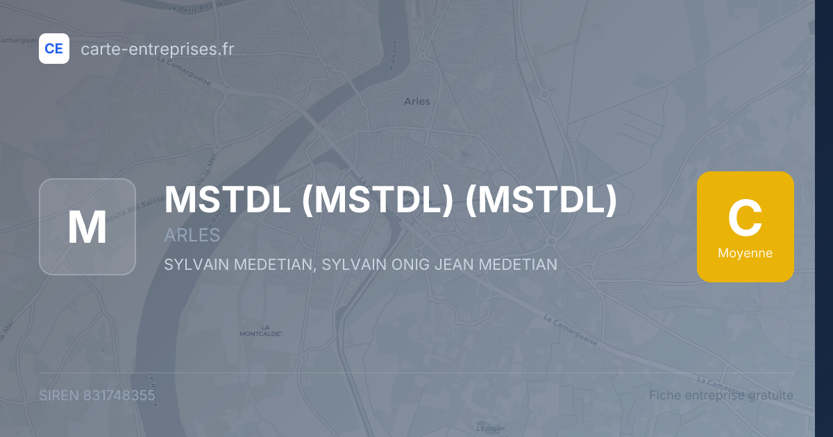 MSTDL (MSTDL) (MSTDL) — 831748355 — fiche entreprise