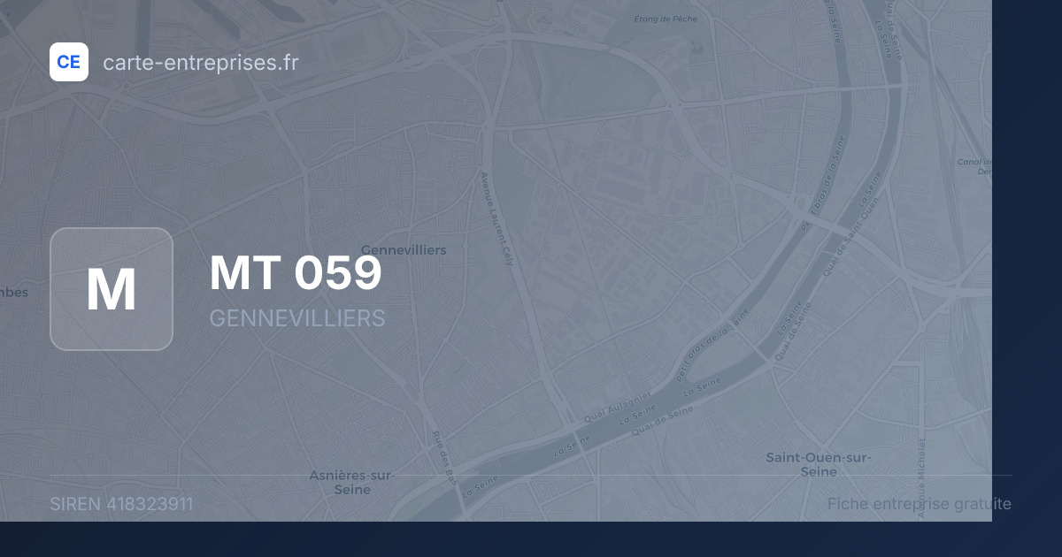 MT 059 — 418323911 — fiche entreprise