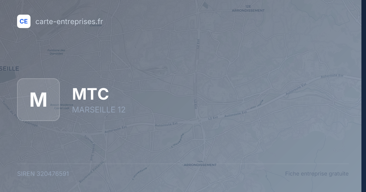 MTC — 320476591 — fiche entreprise