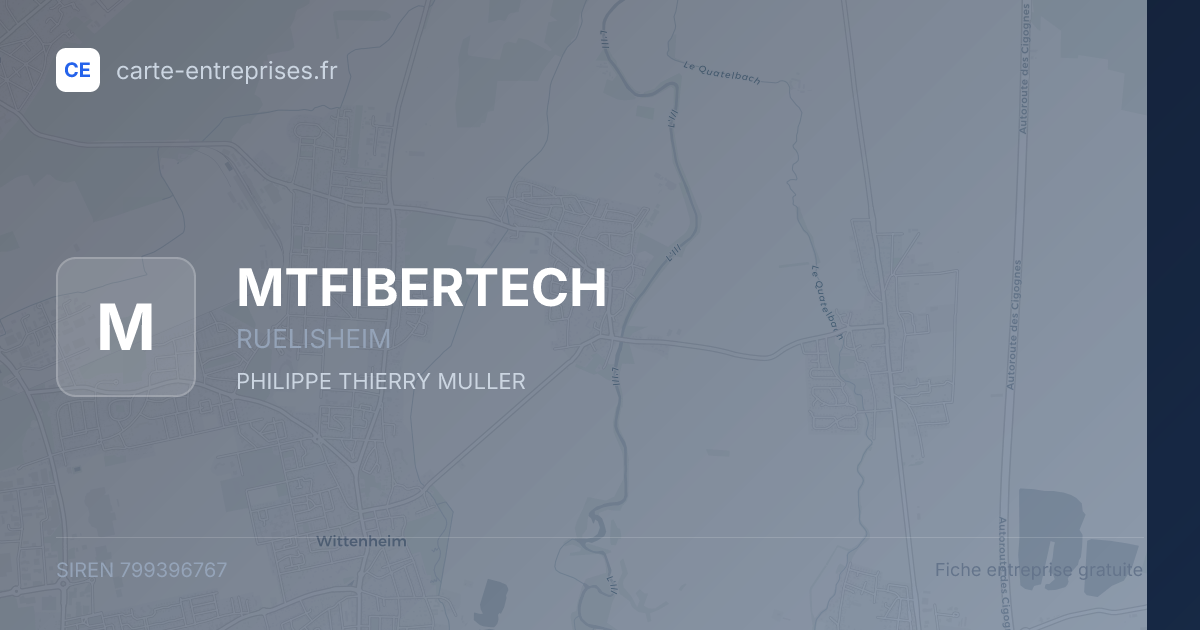 MTFIBERTECH — 799396767 — fiche entreprise