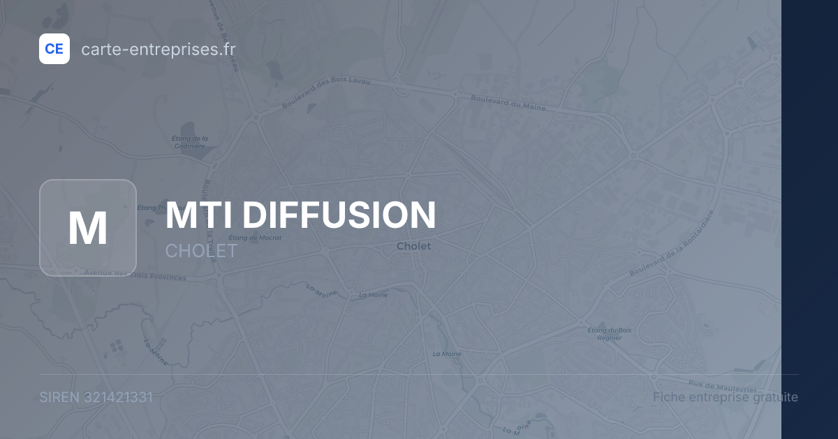 MTI DIFFUSION — 321421331 — fiche entreprise
