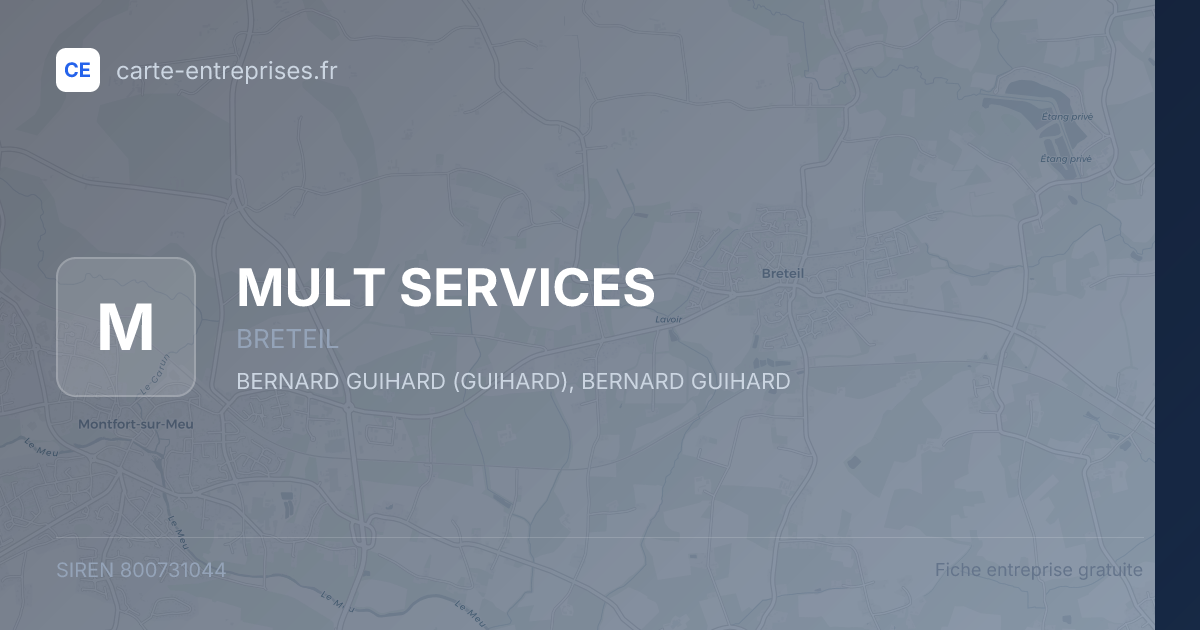 MULT SERVICES — 800731044 — fiche entreprise