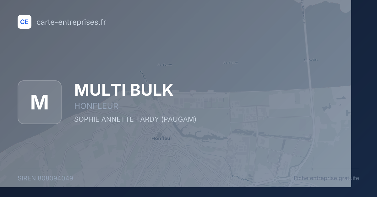 MULTI BULK — 808094049 — fiche entreprise