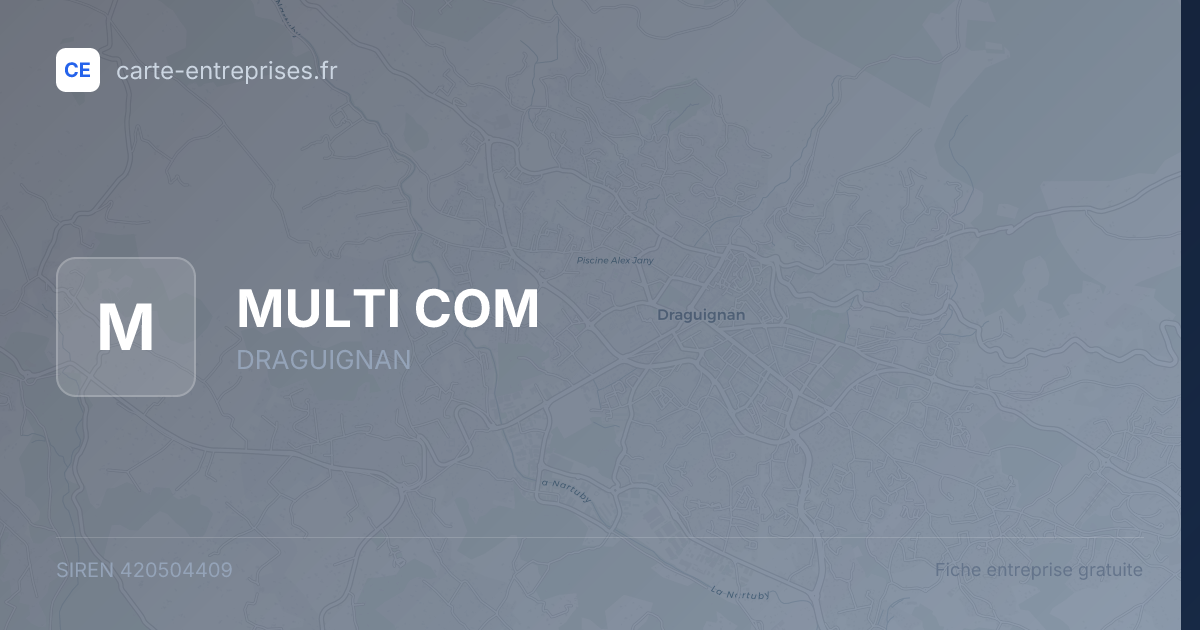 MULTI COM — 420504409 — fiche entreprise