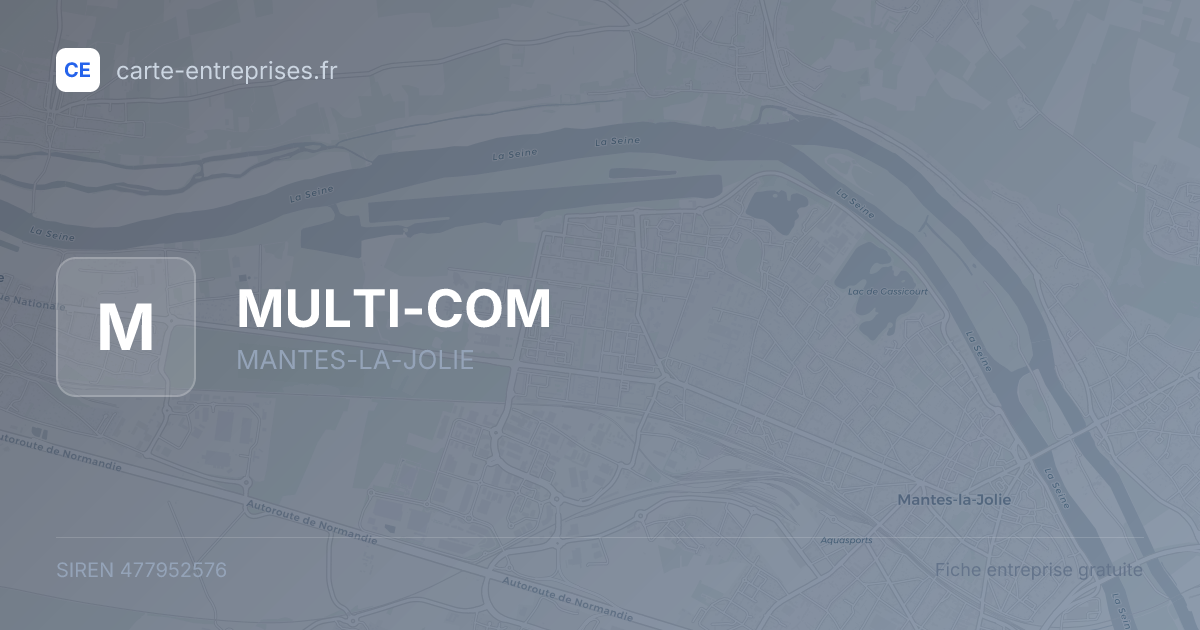 MULTI-COM — 477952576 — fiche entreprise