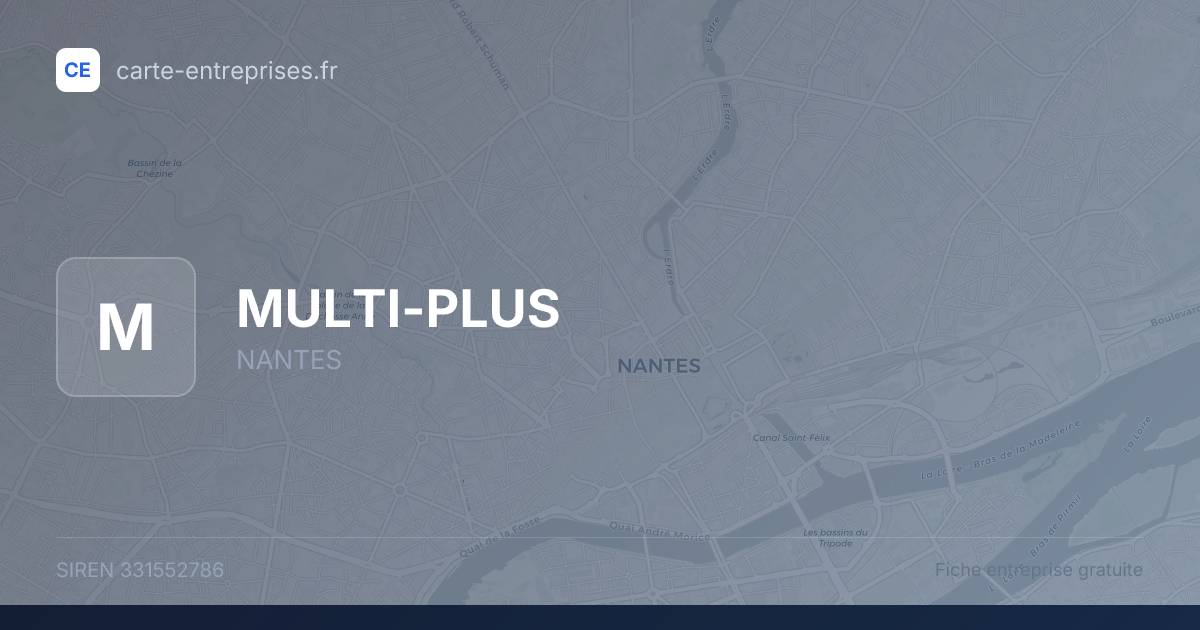 MULTI-PLUS — 331552786 — fiche entreprise