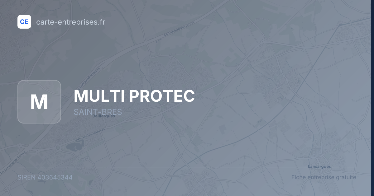 MULTI PROTEC — 403645344 — fiche entreprise