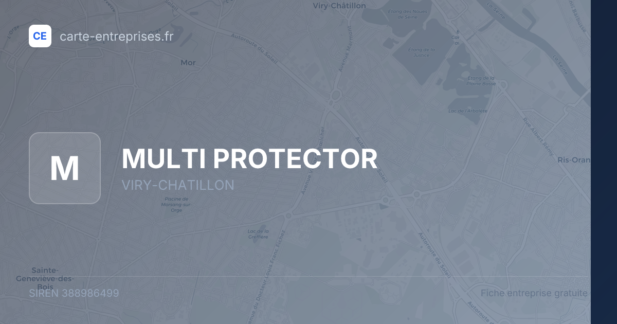 MULTI PROTECTOR — 388986499 — fiche entreprise