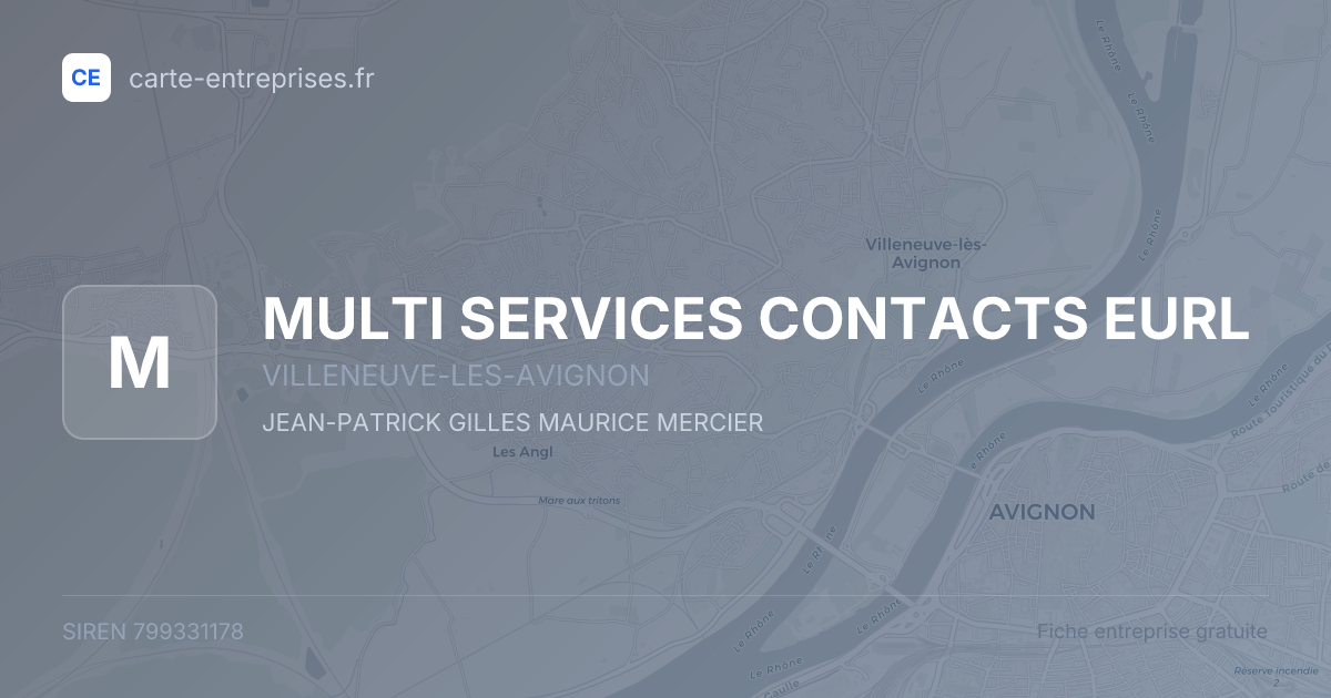 MULTI SERVICES CONTACTS EURL — 799331178 — fiche entreprise