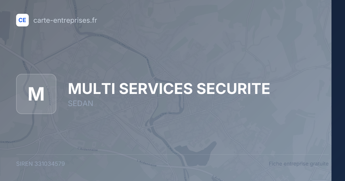 MULTI SERVICES SECURITE — 331034579 — fiche entreprise