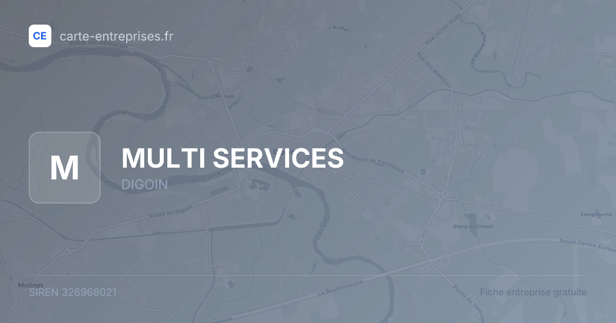 MULTI SERVICES — 326968021 — fiche entreprise