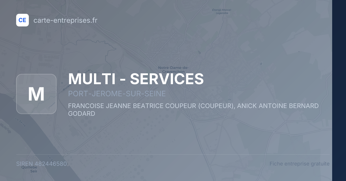 MULTI - SERVICES — 482446580 — fiche entreprise