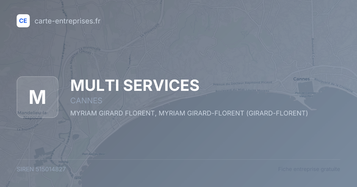 MULTI SERVICES — 515014827 — fiche entreprise
