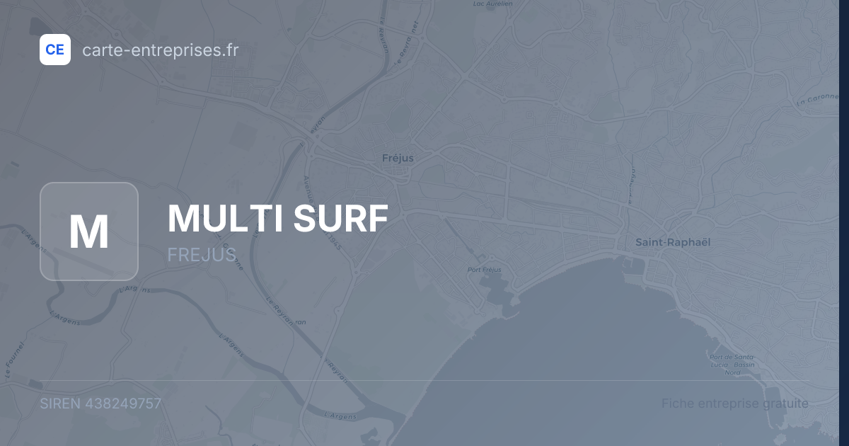 MULTI SURF — 438249757 — fiche entreprise