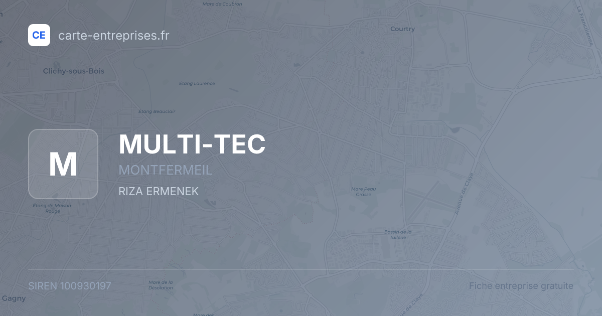 MULTI-TEC — 100930197 — fiche entreprise