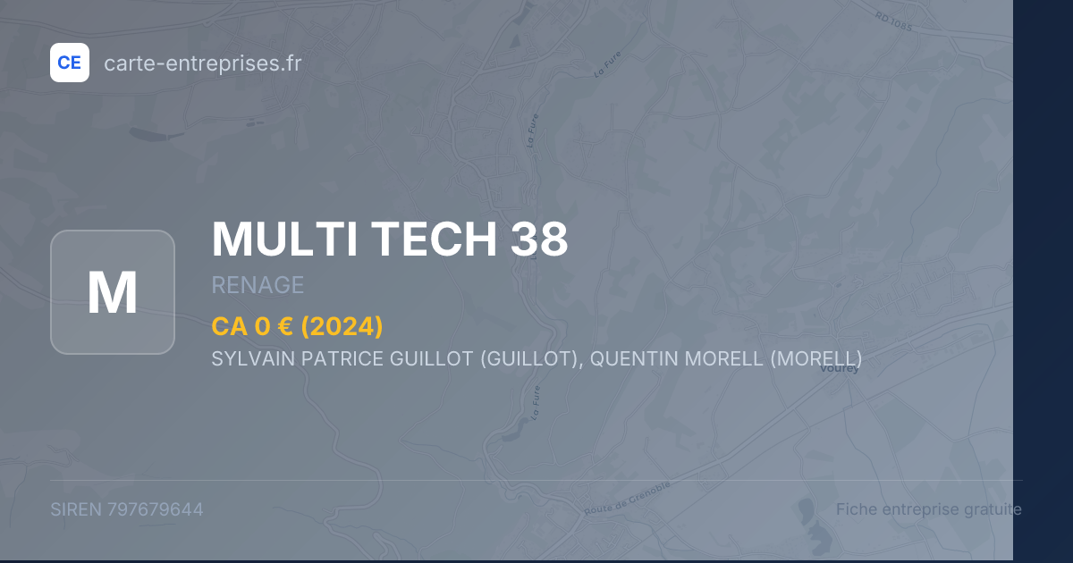 MULTI TECH 38 — 797679644 — fiche entreprise