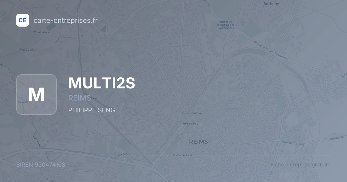 MULTI2S — 930474168 — fiche entreprise