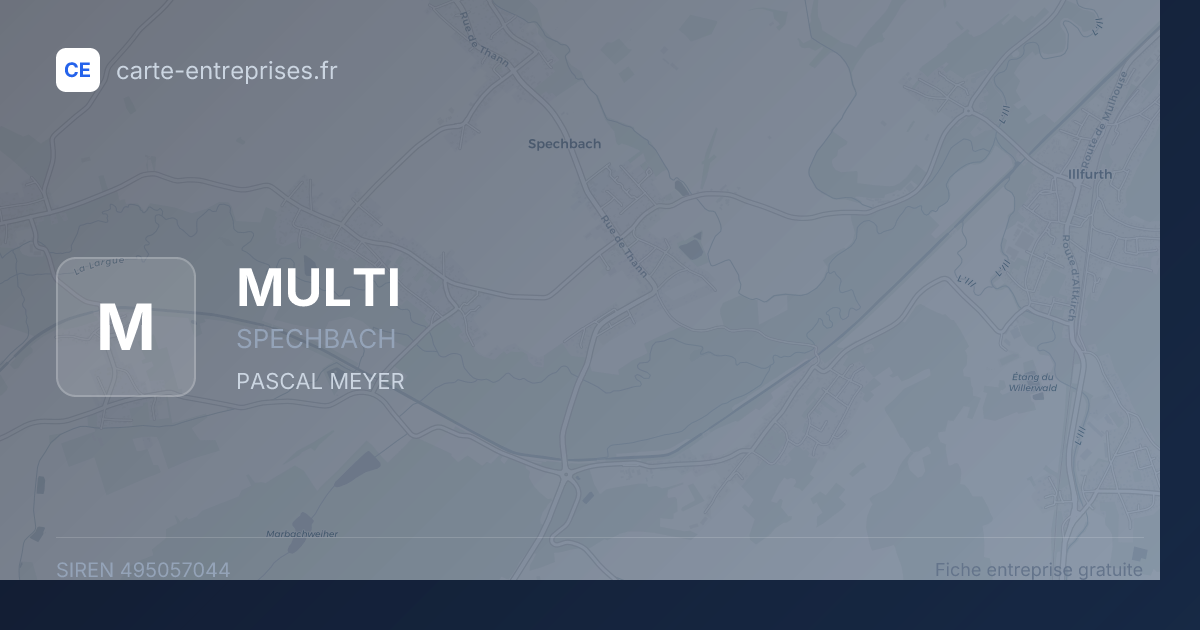 MULTI — 495057044 — fiche entreprise