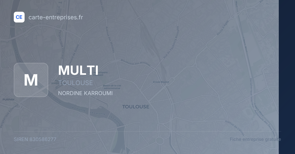 MULTI — 830586277 — fiche entreprise