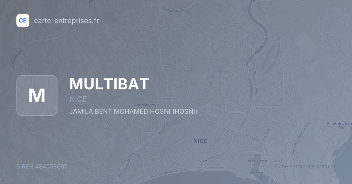 MULTIBAT — 484558697 — fiche entreprise