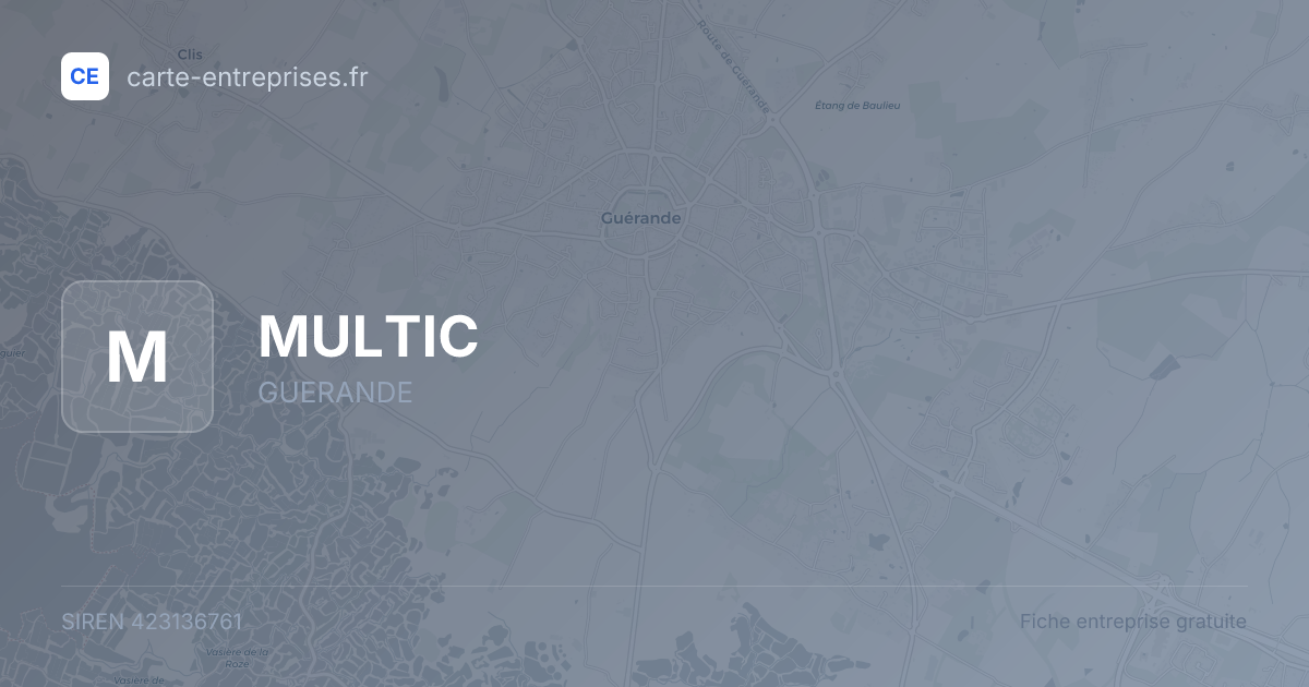 MULTIC — 423136761 — fiche entreprise