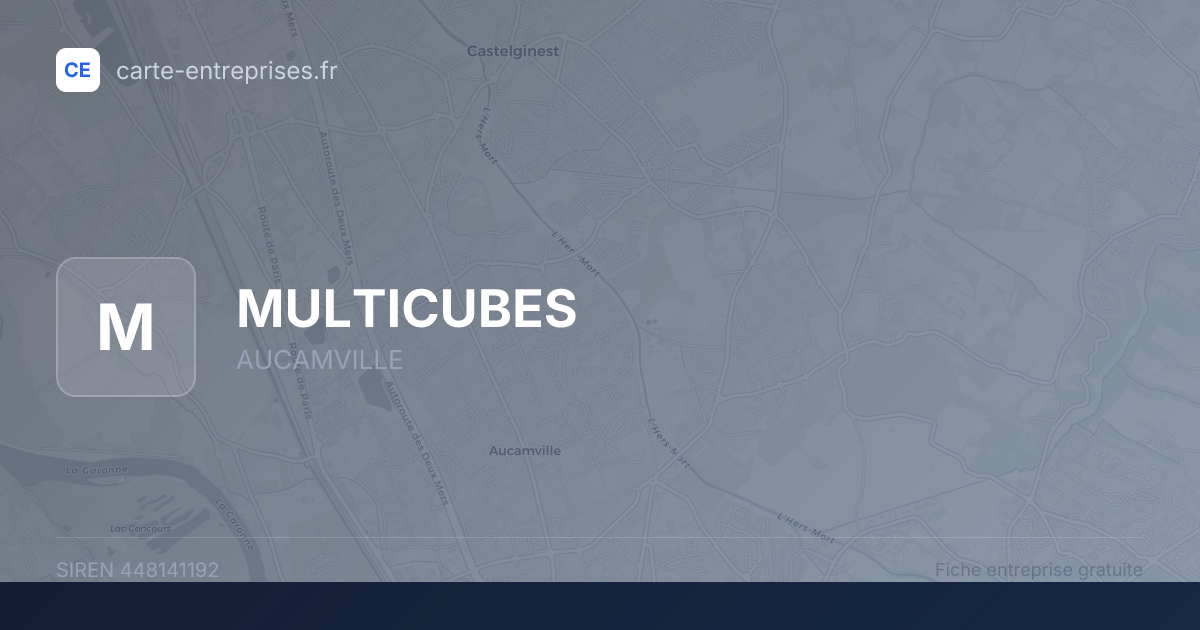 MULTICUBES — 448141192 — fiche entreprise