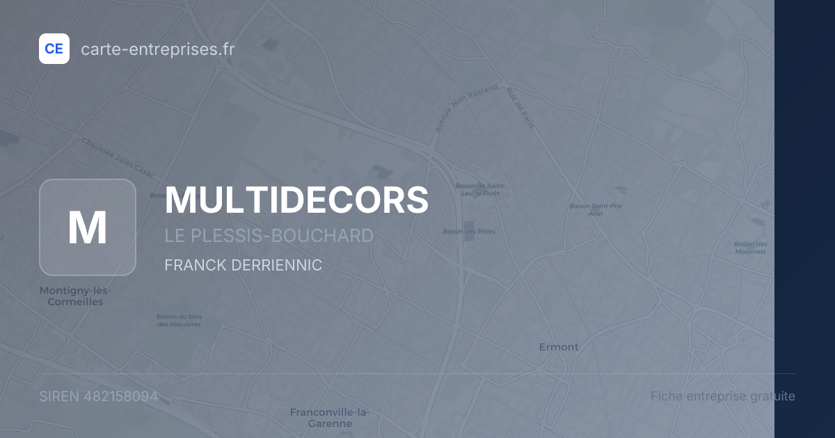 MULTIDECORS — 482158094 — fiche entreprise