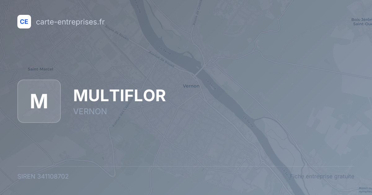 MULTIFLOR — 341108702 — fiche entreprise