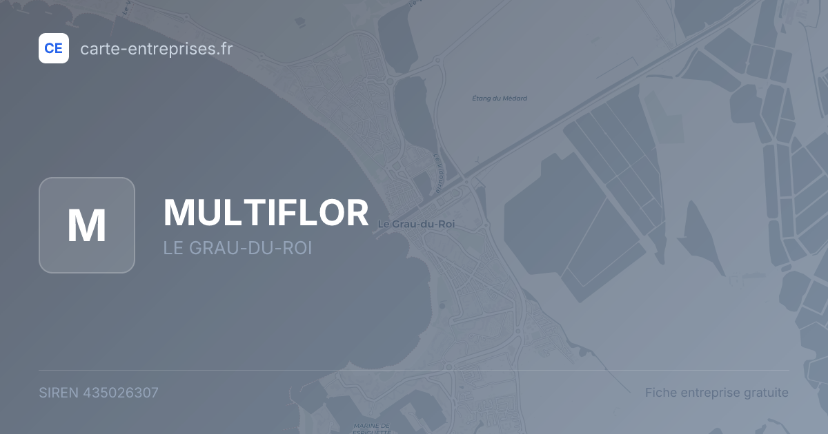 MULTIFLOR — 435026307 — fiche entreprise