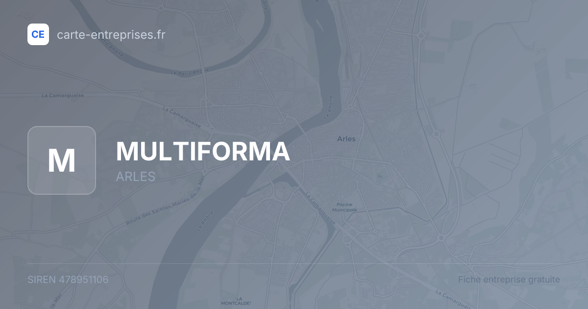 MULTIFORMA — 478951106 — fiche entreprise