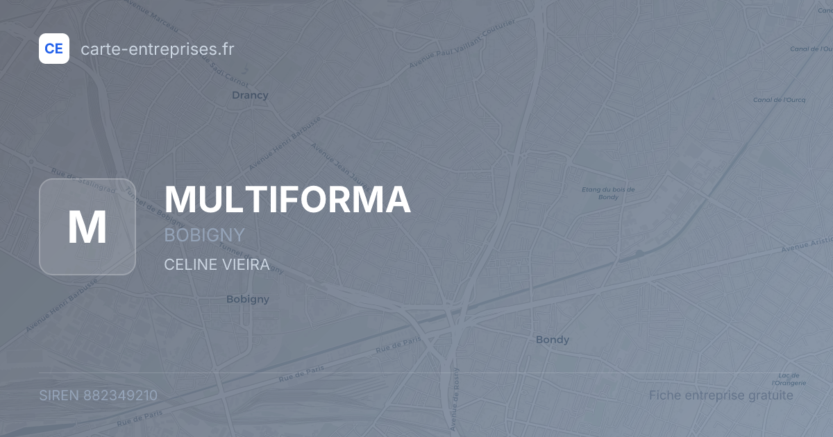 MULTIFORMA — 882349210 — fiche entreprise