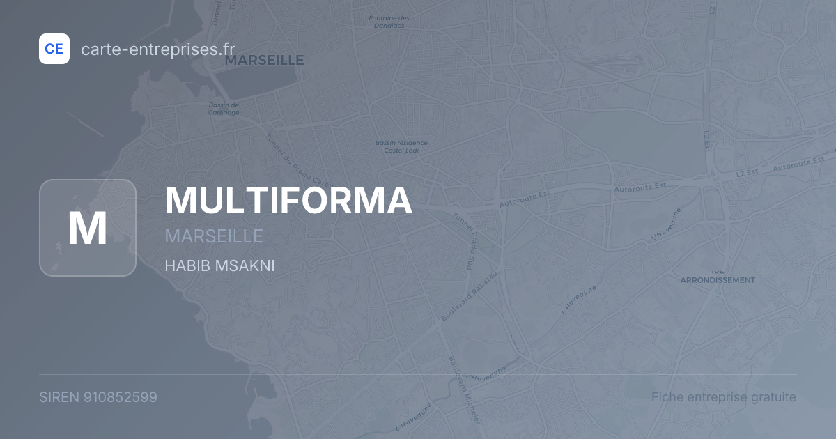 MULTIFORMA — 910852599 — fiche entreprise