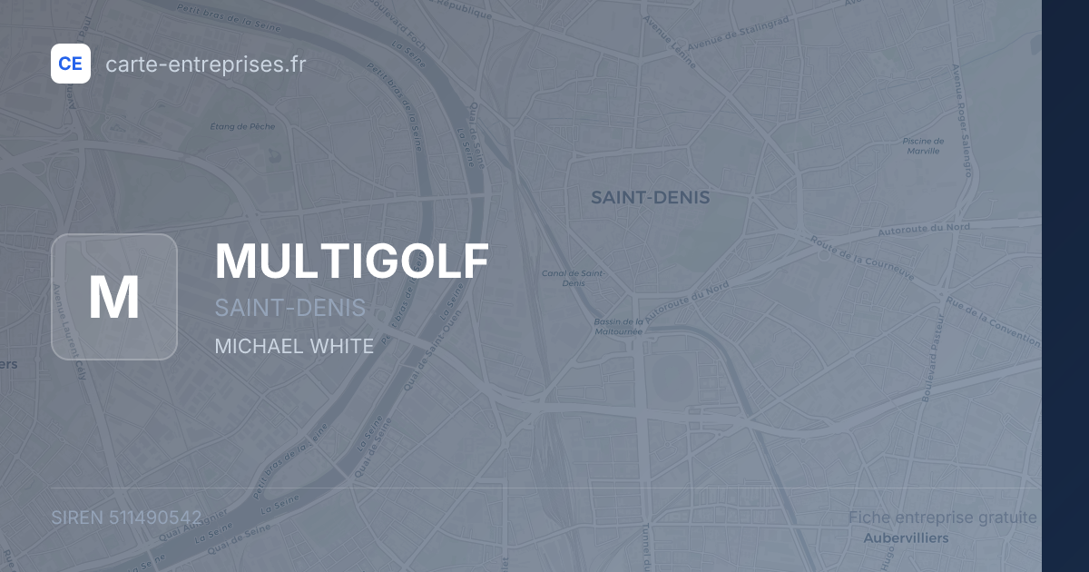 MULTIGOLF — 511490542 — fiche entreprise