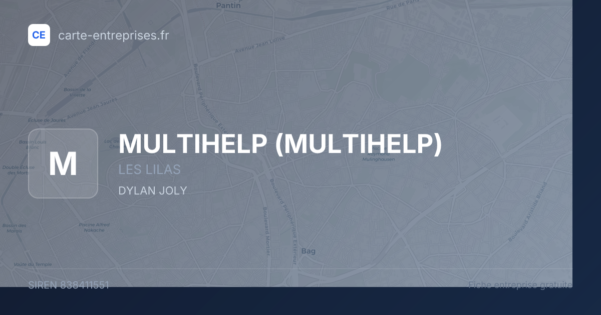 MULTIHELP — 838411551 — fiche entreprise