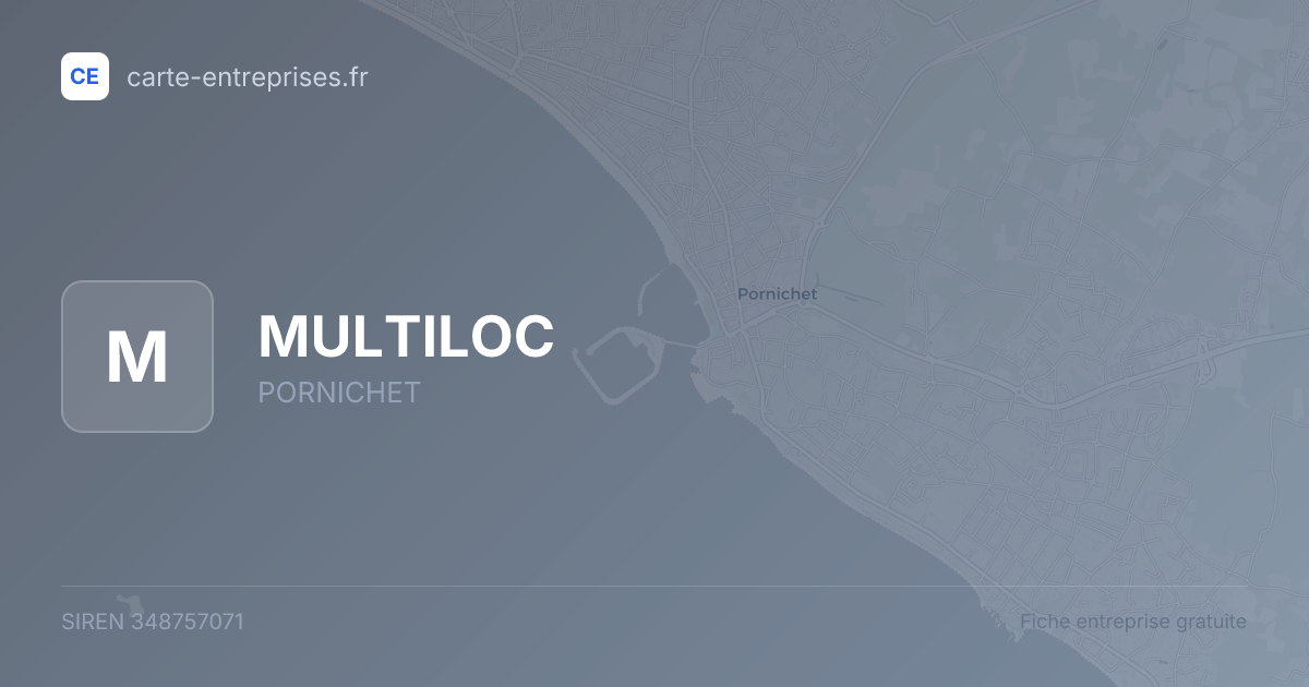 MULTILOC — 348757071 — fiche entreprise