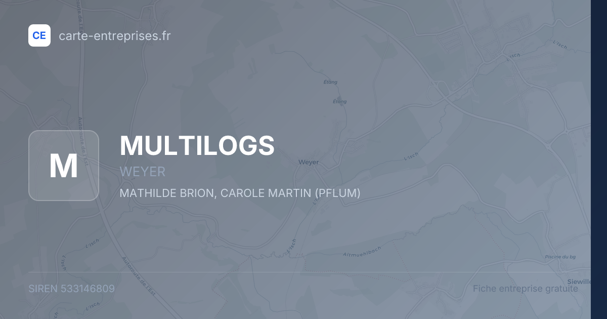 MULTILOGS — 533146809 — fiche entreprise