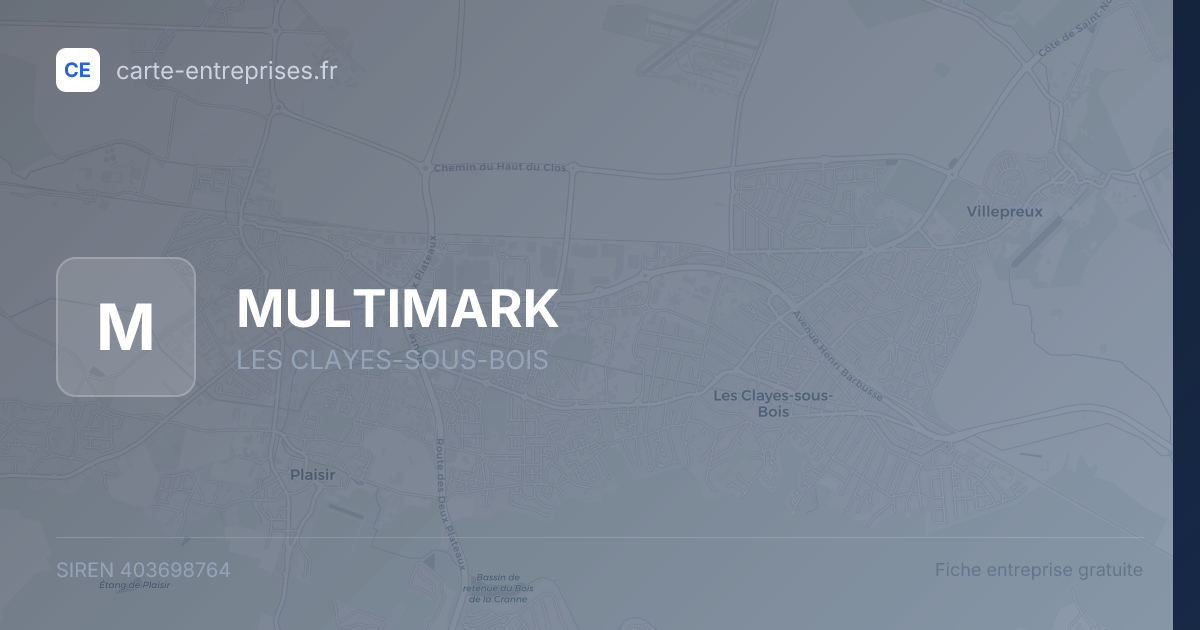 MULTIMARK — 403698764 — fiche entreprise