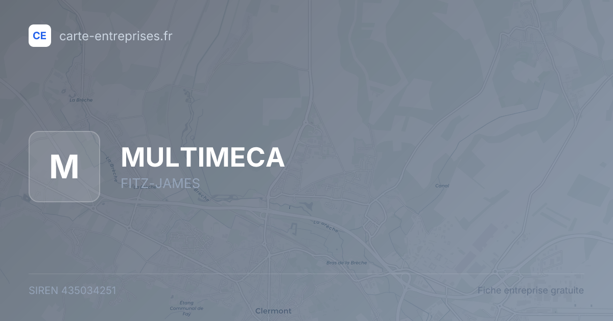 MULTIMECA — 435034251 — fiche entreprise