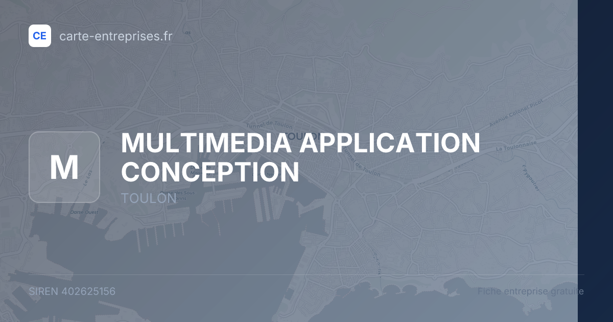 MULTIMEDIA APPLICATION CONCEPTION — 402625156 — fiche entreprise