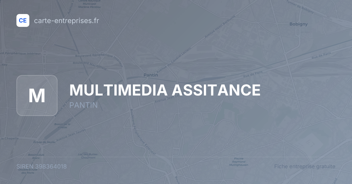 MULTIMEDIA ASSITANCE — 398364018 — fiche entreprise