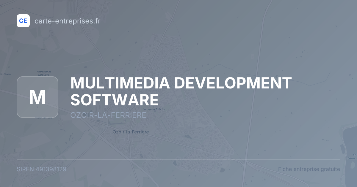 MULTIMEDIA DEVELOPMENT SOFTWARE — 491398129 — fiche entreprise