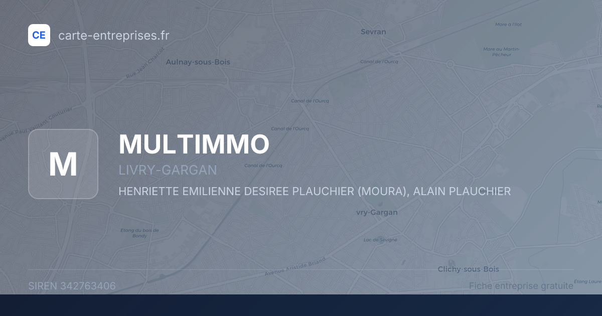 MULTIMMO — 342763406 — fiche entreprise