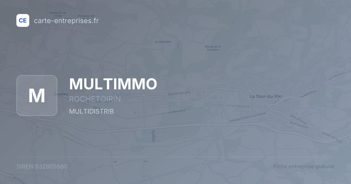 MULTIMMO — 932805880 — fiche entreprise