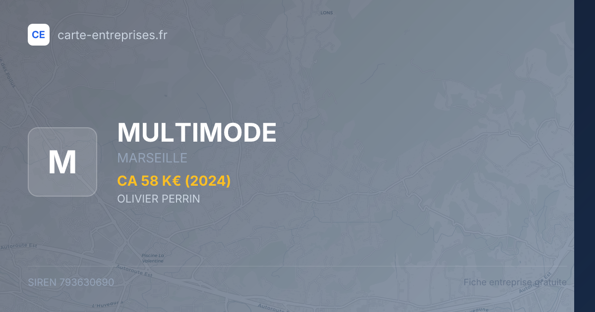 MULTIMODE — 793630690 — fiche entreprise