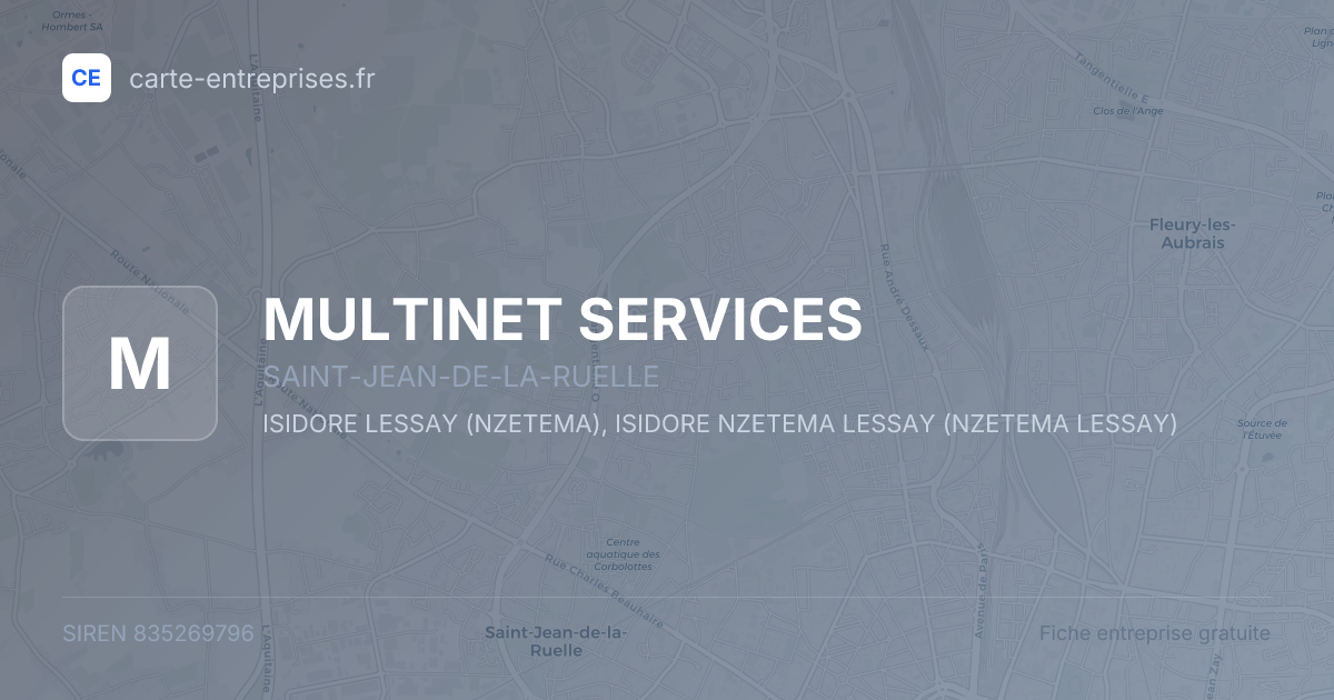 MULTINET SERVICES — 835269796 — fiche entreprise