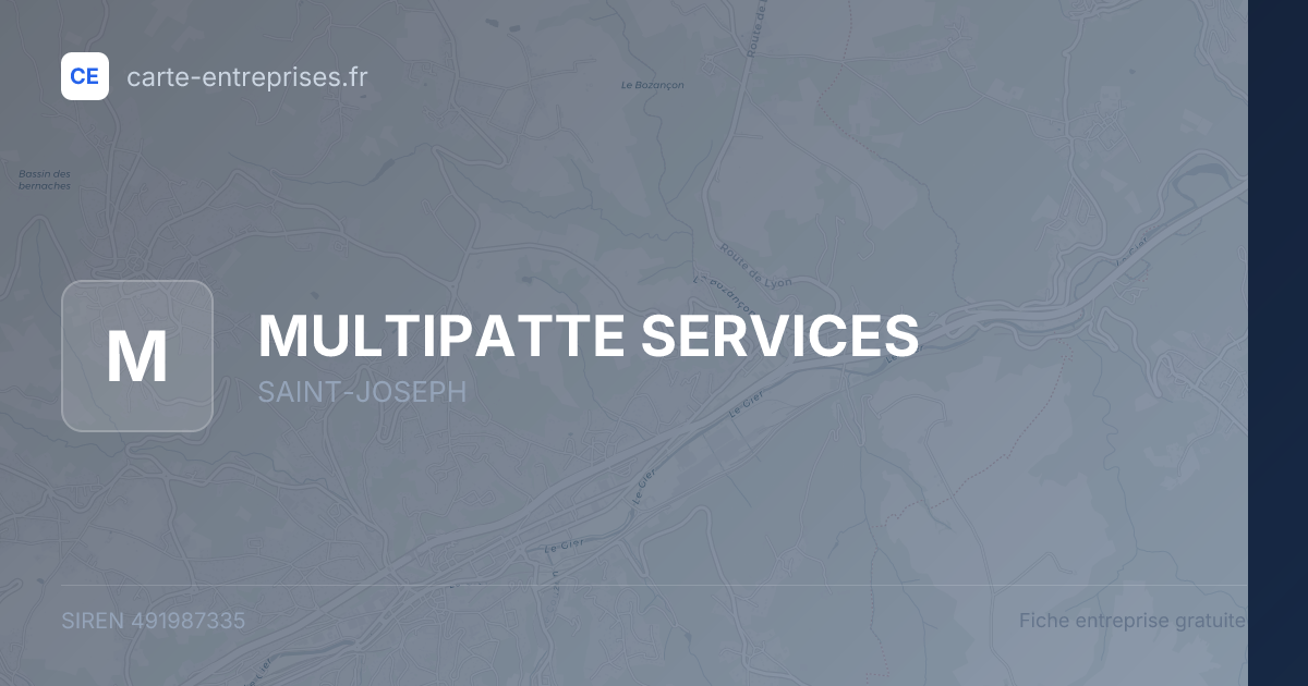MULTIPATTE SERVICES — 491987335 — fiche entreprise