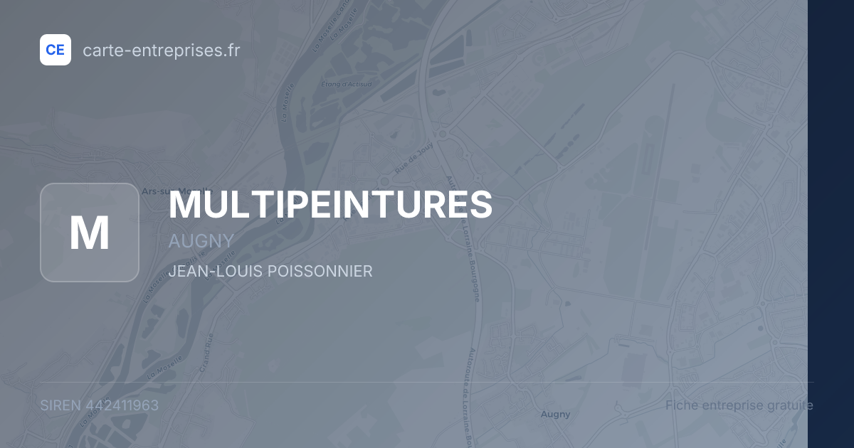 MULTIPEINTURES — 442411963 — fiche entreprise