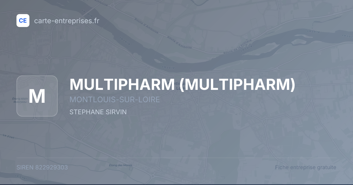 MULTIPHARM — 822929303 — fiche entreprise